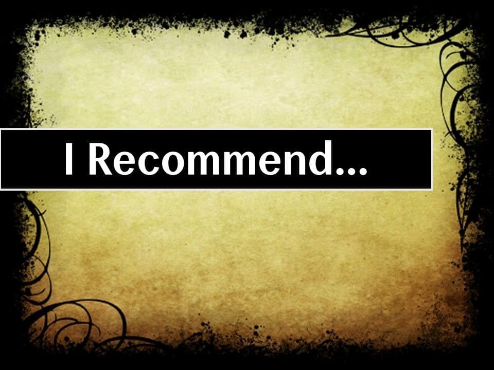 I Recommend Jesus